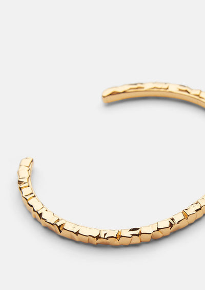 Morph Cuff Thin - Gold Plated by Skultana