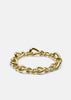 Cuba Chain Bracelet - Gold Plated by Skultuna