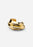 Gold-plated Écume De Mer bangle bracelet by Skultuna, featuring a sleek, sculptural design in shiny gold finish.