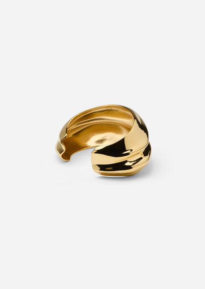 Écume De Mer Bangle - Gold Plated by Skultana