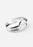 Small silver plated écume de mer bangle by Skultuna, featuring a delicate, textured design perfect for elegant accessories.