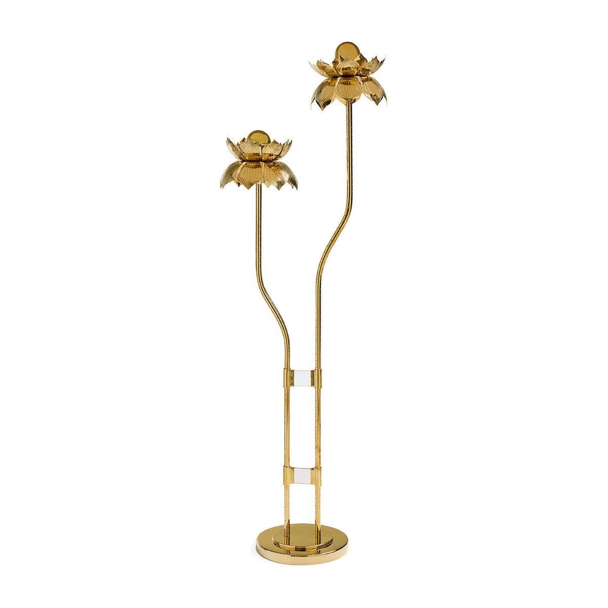 Brass Flower Floor Lamp by Jonathan Adler