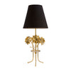 Brass Flower Table Lamp by Jonathan Adler