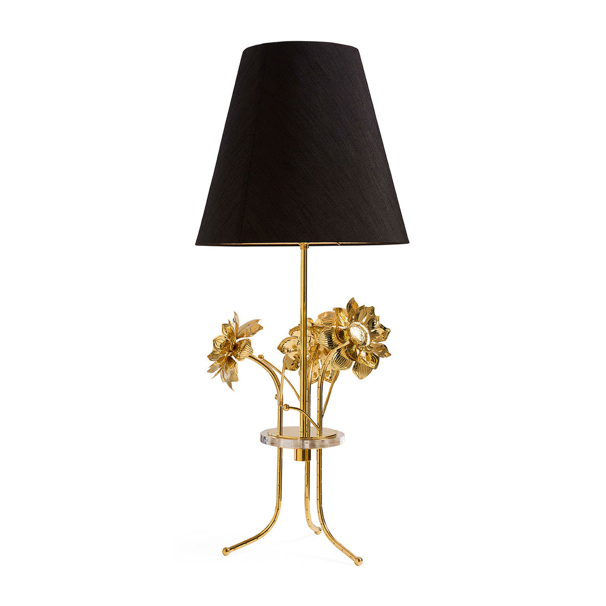 Brass Flower Table Lamp by Jonathan Adler