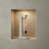 Stelton Brus Carbonator accessory in matte sand finish, designed for efficient carbonation of beverages.