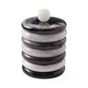 Mustique Ice Bucket - Black & White by Jonathan Adler