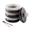 Mustique Ice Bucket - Black & White by Jonathan Adler