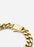 Gold plated Grande Paul Chain Bracelet by Skultuna featuring a sleek, elegant chain design for stylish accessories.