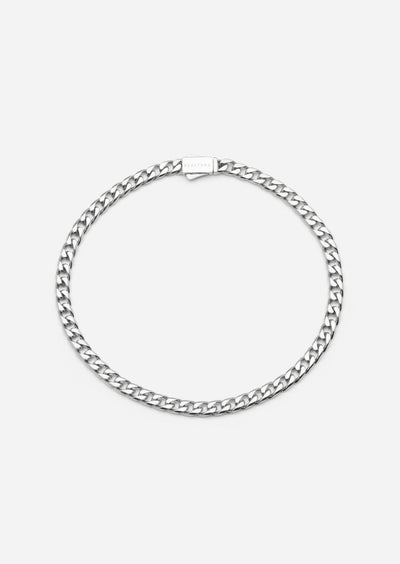 Silver plated Petit Paul chain bracelet by Skultuna, featuring a delicate, stylish accessory with intricate chain links.