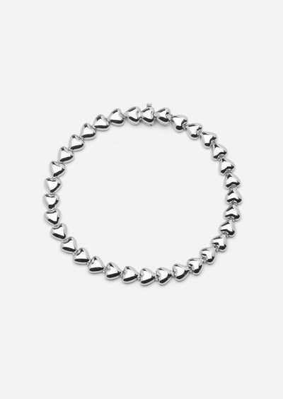 Mille Coeurs Bracelet - Sterling Silver by Skultuna