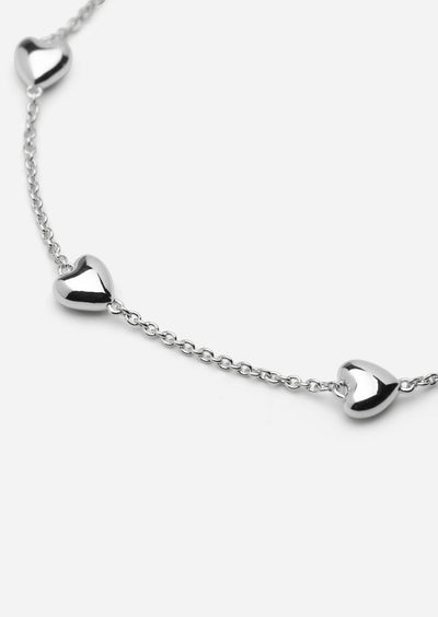 Heart Petit Bracelet - Sterling Silver by Skultuna