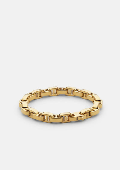 Velo Chaîne Bracelet - Gold Plated by Skultuna