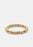 Gold plated Velo Chain bracelet by Skultuna featuring interlinked circular design, styled as a chic accessories piece.