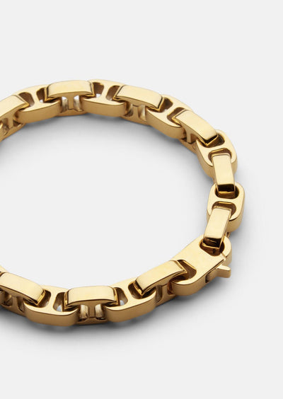 Velo Chaîne Bracelet - Gold Plated by Skultuna