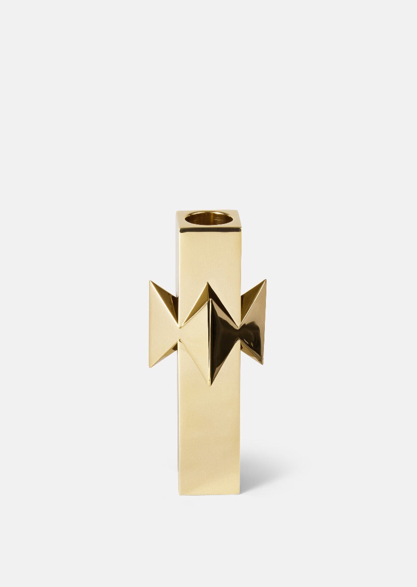Skultuna Rosett Candlestick accessory featuring a sleek, modern design with a polished finish and decorative rose motif.