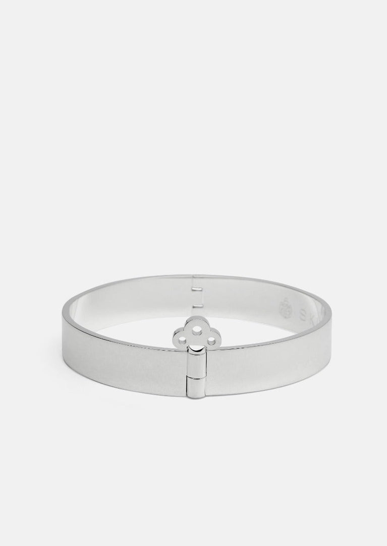 Key Lock Bangle - Silver Plated by Skultuna