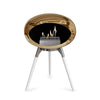 Le Feu Ground Low Dome - Chromed Rose Gold by Le Feu