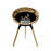 Le Feu Ground Low Dome - Chromed Rose Gold by Le Feu