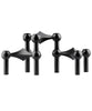 Candle Holder, Set of 3 by STOFF Nagel