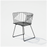 Black Captain Chair by Bend Goods, stylish modern seating with a sleek design and curved metal frame.