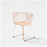 Bend Goods Captain Chair in black metal with woven cane seat, stylish modern seating for indoor or outdoor use.