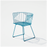 Modern Captain Chair by Bend Goods featuring sleek metal frame and comfortable seating in a stylish design.