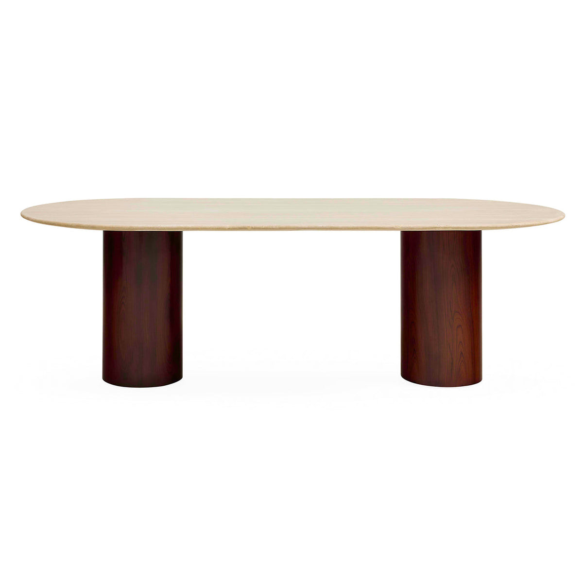 Travertine Capsule Dining Table by Jonathan Adler