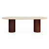 Travertine Capsule Dining Table by Jonathan Adler