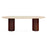 Travertine Capsule Dining Table by Jonathan Adler