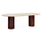 Travertine Capsule Dining Table by Jonathan Adler