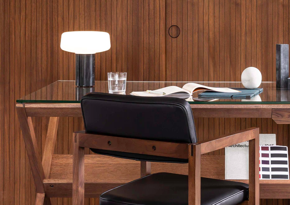 Solid Rechargeable Table Light by Case