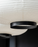 Small black soft paper lantern by Case, decorative lighting fixture with a delicate, lightweight design for cozy ambiance.