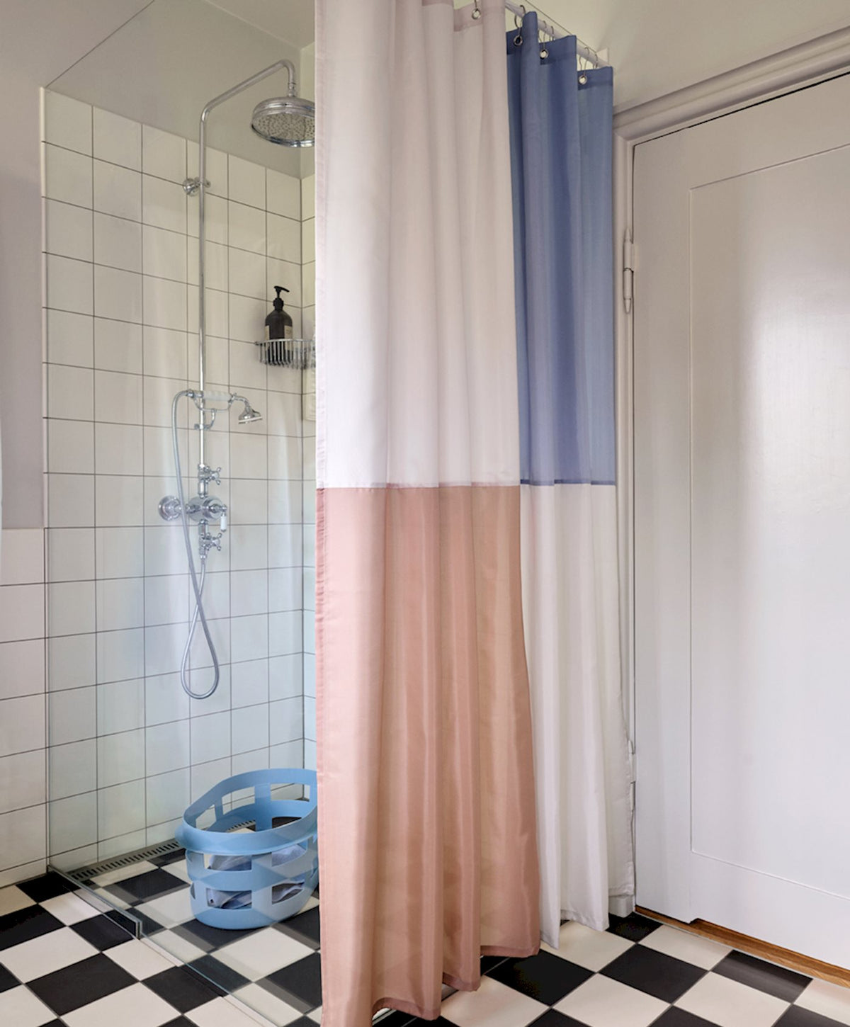 Check Shower Curtain by Hay