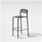 Black Coffee House Barstool by Bend Goods with sleek metal frame and cushioned seat, perfect for modern seating areas.