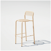 Tan Coffee House Barstool by Bend Goods, modern seating with a sleek design, featuring a sturdy metal frame and comfortable seat.