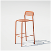 Bend Goods Coffee House Barstool with metal frame and wooden seat, modern seating for kitchen or bar area