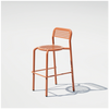 Bend Goods Coffee House Counter Stool featuring a sleek metal frame and woven seat, ideal for modern seating areas.