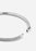 Silver plated Simplicity Pavé Bangle by Skultuna, featuring a sleek, minimalist design with sparkling pavé accents.