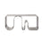 AYTM Curva Solid Bench in silver, modern seating with sleek design, showcasing smooth curves and sturdy construction.