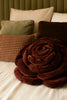 Rose Cushion by Lorena Canals in soft pink with textured fabric and decorative detailing