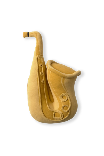 Saxophone Cushion by Lorena Canals