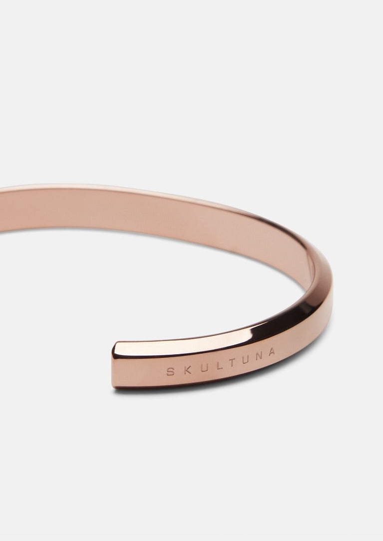 Skultuna Icon Cuff - Rose Gold Plated by Skultuna