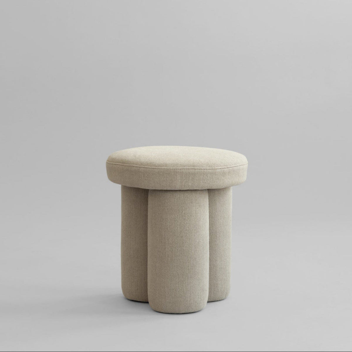 Big Foot Stool - French Linen, Sand by 101 Copenhagen