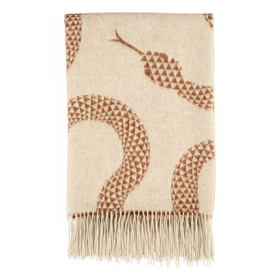 Eden Merino Wool Throw by Jonathan Adler, soft wool blanket with textured pattern, perfect for bedroom decor and cozy comfort.