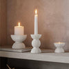 Tura Porcelain Candle Holders by Lyngby Porcelaen
