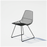 Black Ethel Chair by Bend Goods, modern seating with a sleek metal frame and open design, perfect for contemporary interiors.