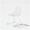 Ethel Chair by Bend Goods, modern white seating with sleek design, showcasing the stylish and contemporary furniture piece.