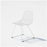 Ethel Chair by Bend Goods, modern white seating with sleek design, showcasing the stylish and contemporary furniture piece.