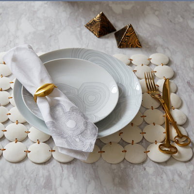 Brass Muse Napkin Rings by Jonathan Adler