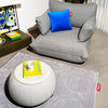 Gray Dot Carpet by Fatboy, soft fabric accessory with a dotted pattern, designed for stylish home decor and comfort.